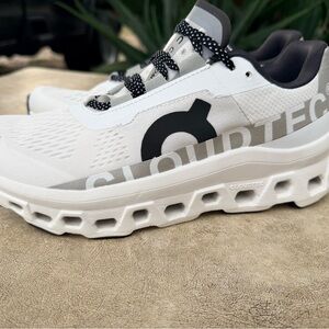 On Cloud monsters Men's White Athletic Shoes